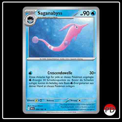 Saganabyss 056/182 Pokemon Ewige Rivalen