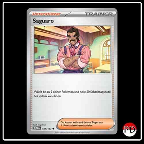 Saguaro 187/193 Pokemon Entwicklungen in Paldea