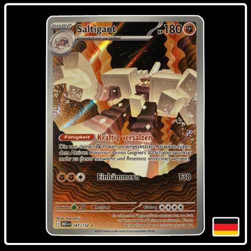 Saltigant Illustration Rare 147/132 Pokemon Mega Entwicklung