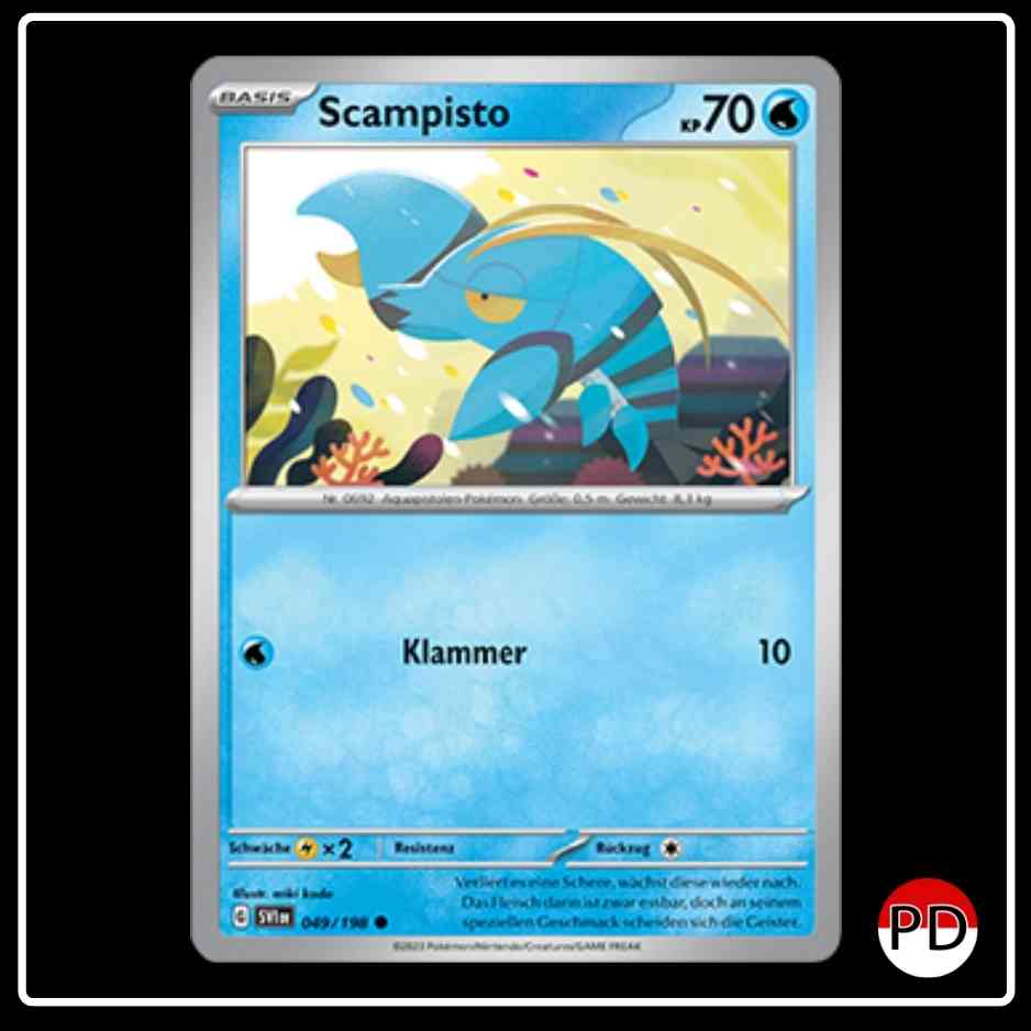 Scampisto 049/198 Pokemon Karmesin & Purpur
