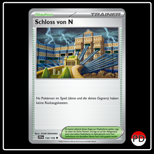 Schloss von N 152/159 Pokemon Reisegefährten