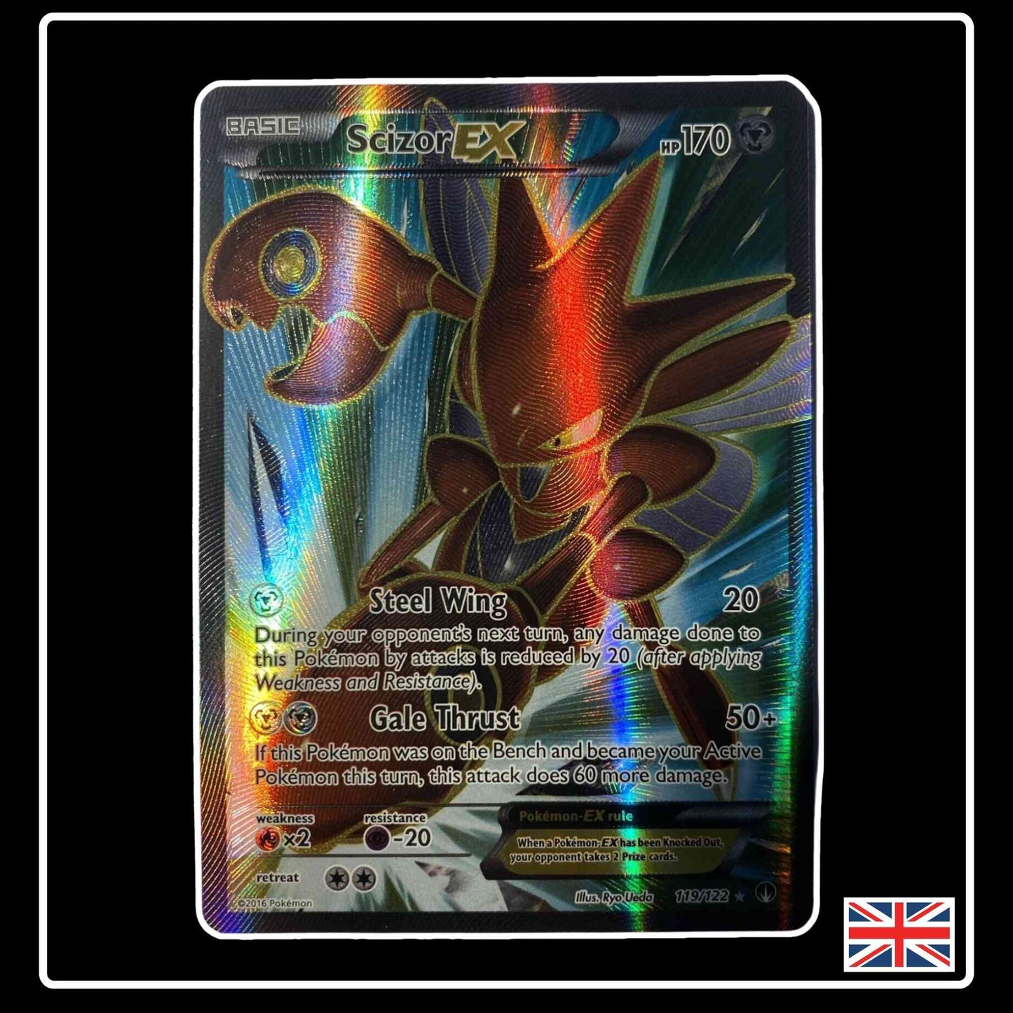 Scizor EX 119/122 Pokemon XY TURBOfieber