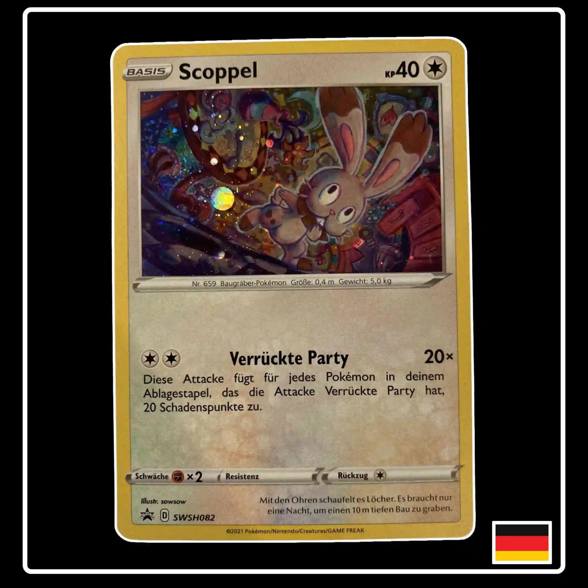 Scoppel HOLO SWSH082 Pokemon Black Star Promo