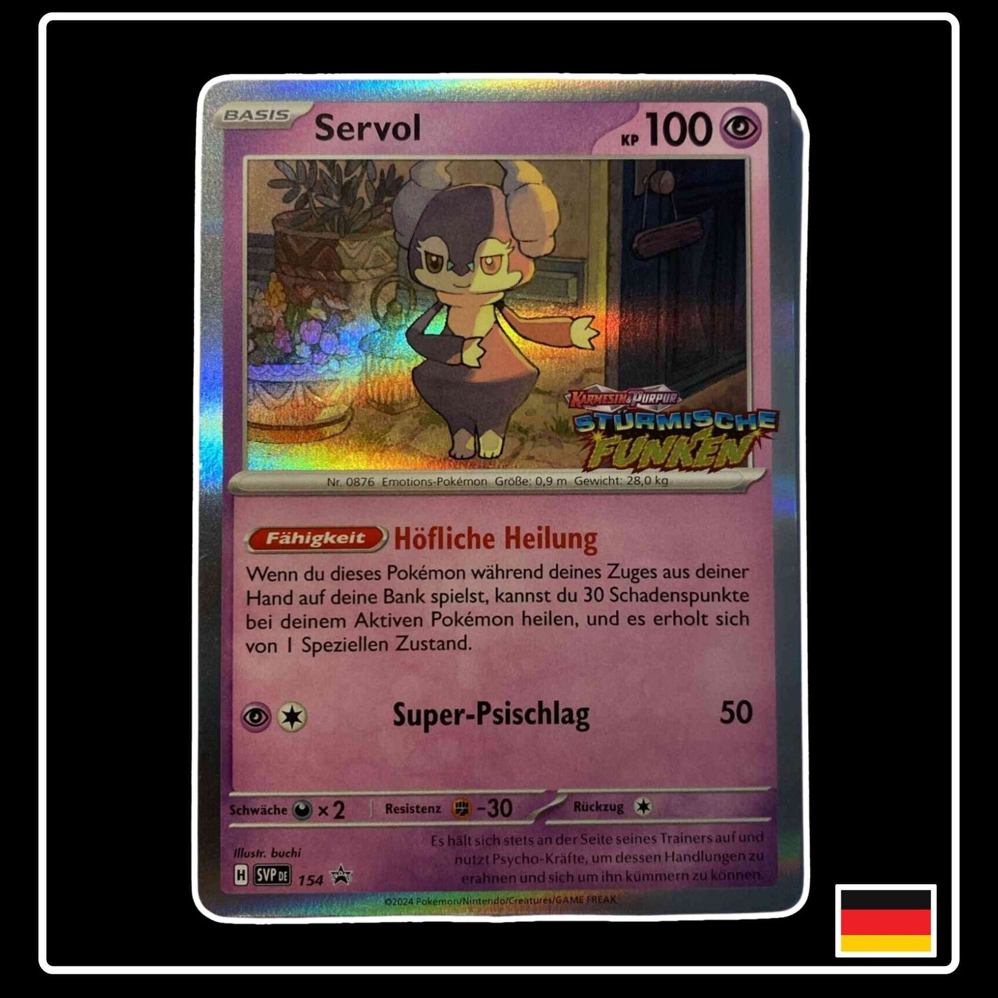 Servol Holo Stamp SVP DE 154 SV Black Star Promo