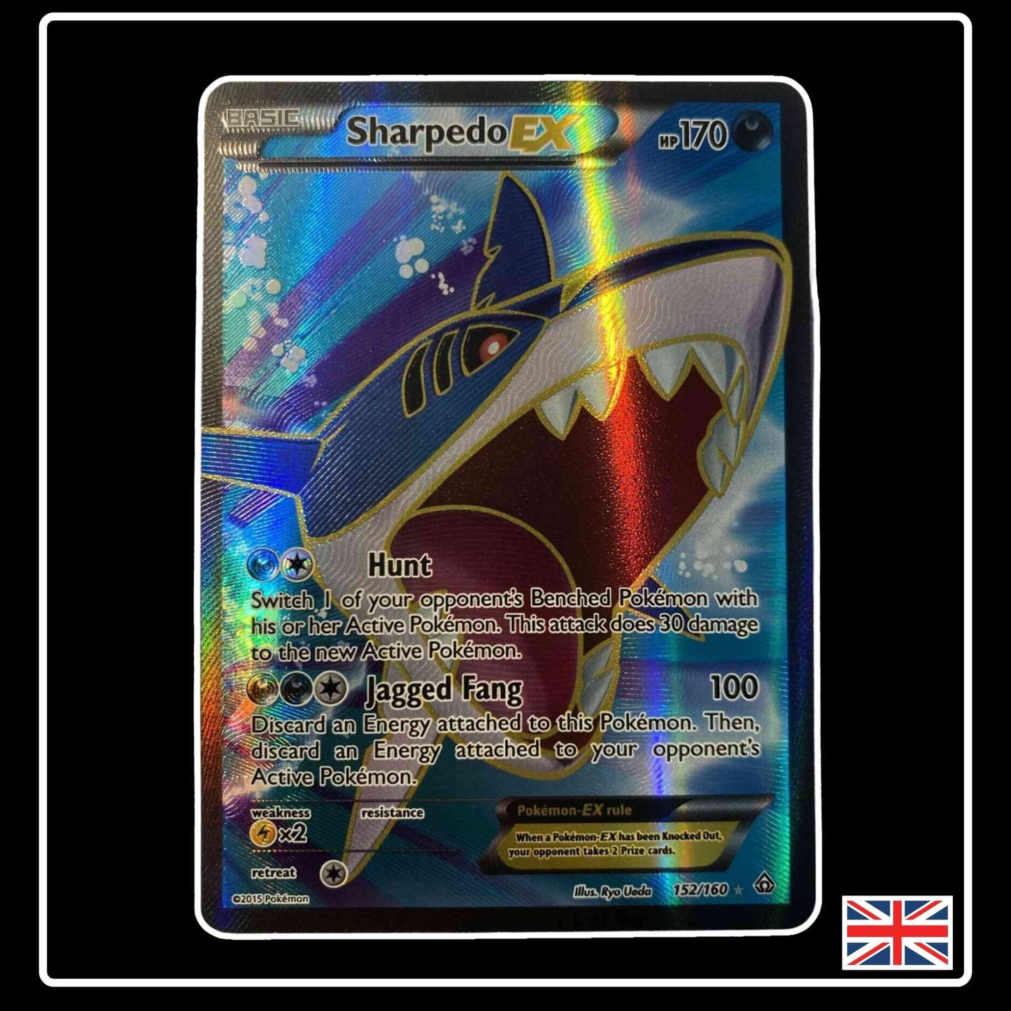 Sharpedo EX 152/160 Pokemon XY Protoschock