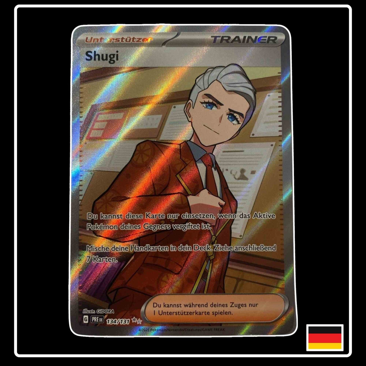 Shugi Trainer Full Art 134/131 Prismatische Entwicklungen