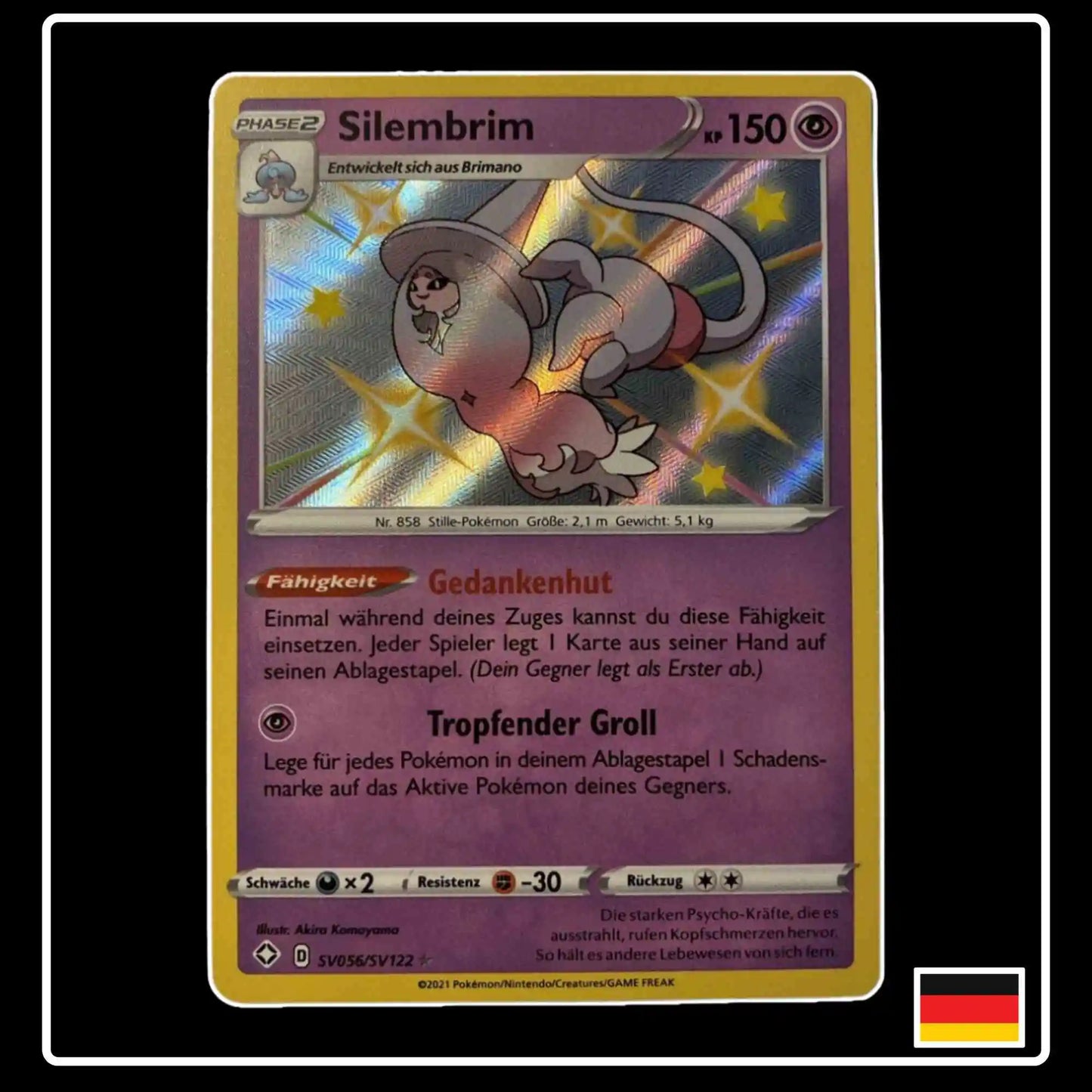 Silembrim Shiny SV056 Pokemon Glänzendes Schicksal