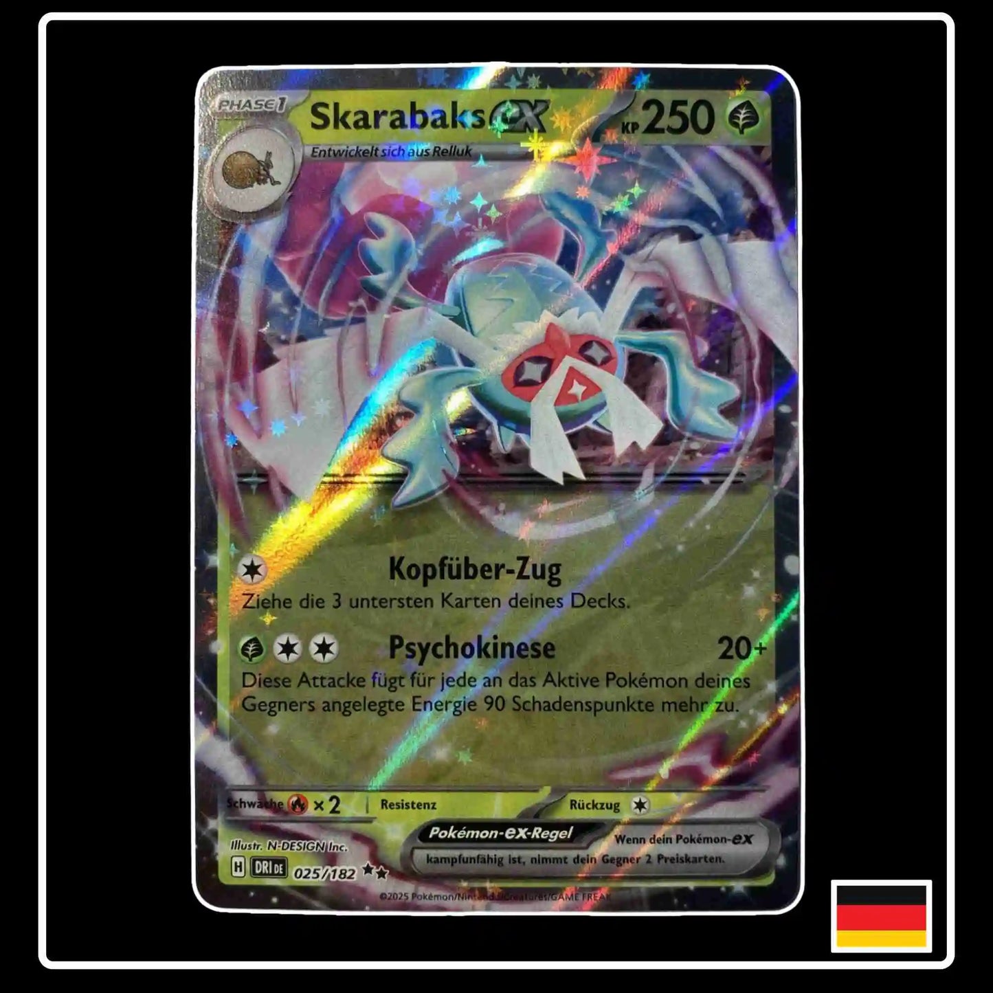 Skarabaks ex 025/182 Pokemon Ewige Rivalen