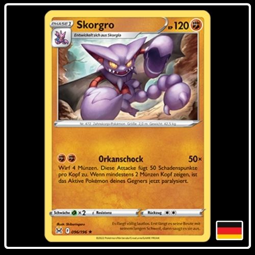 Skorgro 096/196 Pokemon Verlorener Ursprung