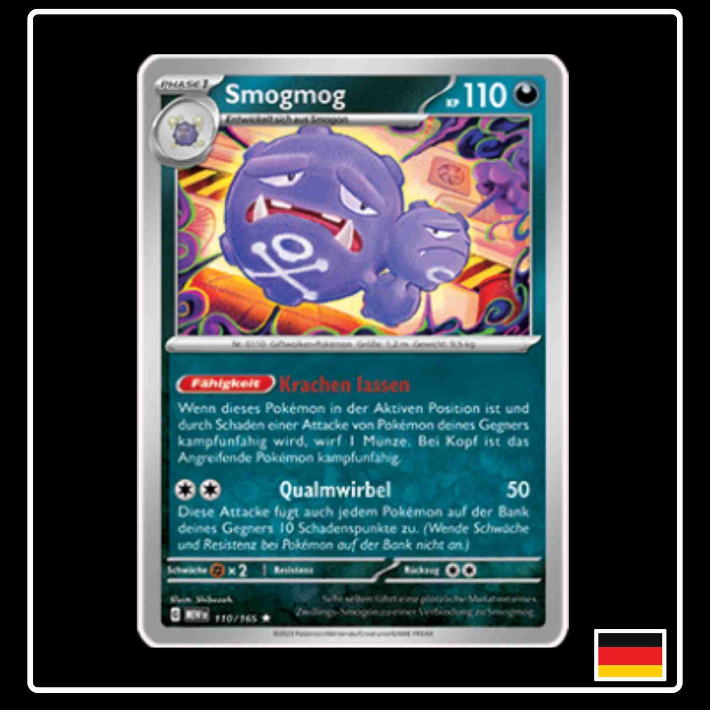 Smogmog 110/165 aus dem Pokemon Set Karmesin & Purpur 151
