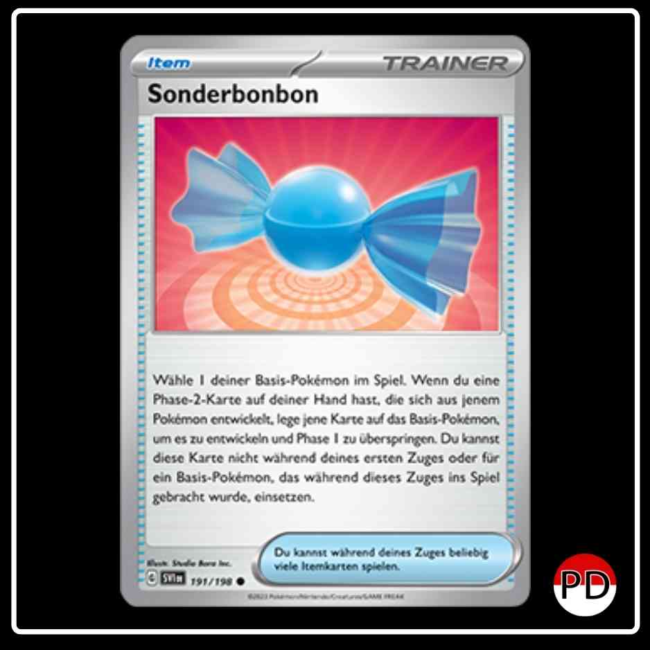 Sonderbonbon 191/198 Pokemon