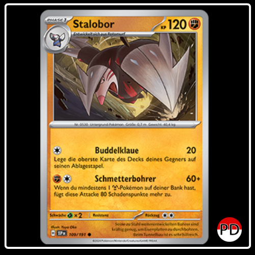 Stalobor 109/191 Pokemon Stürmische Funken