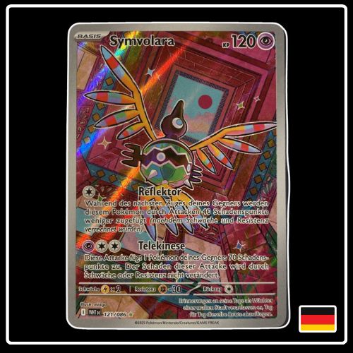 Symvolara Illustration Rare 121/086 Pokemon Weisse Flammen