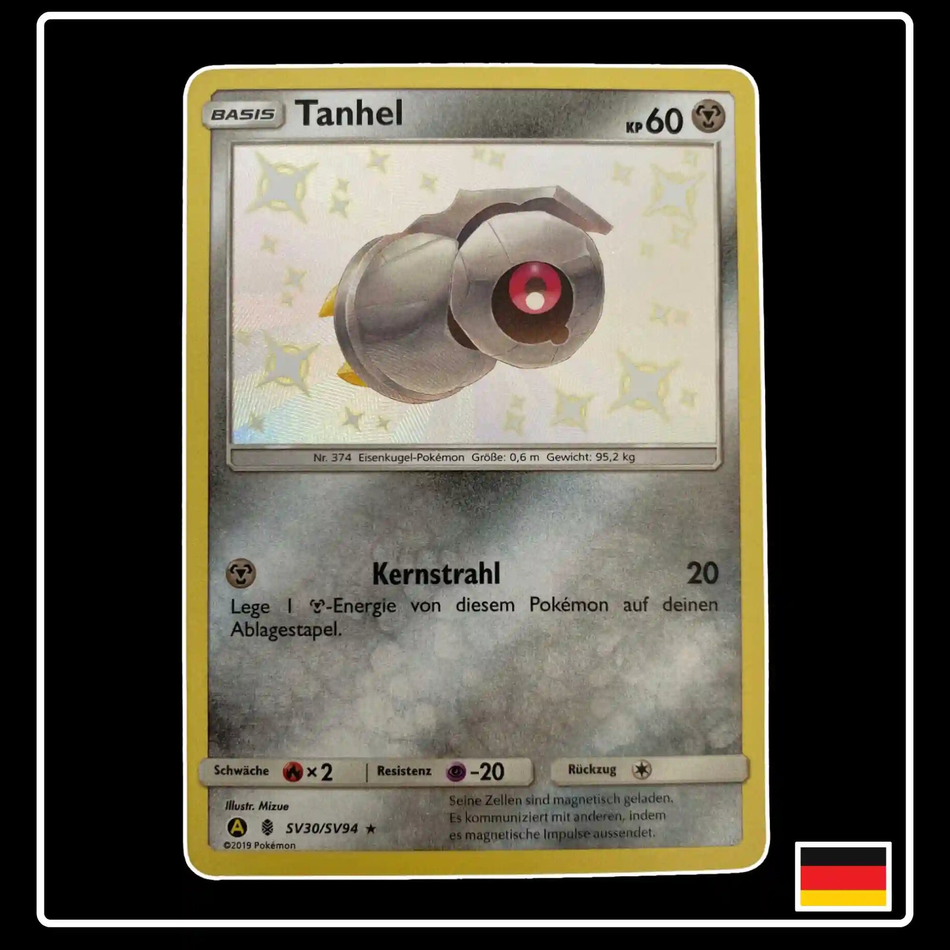 Tanhel Shiny SV30 Pokemon Verborgenes Schicksal