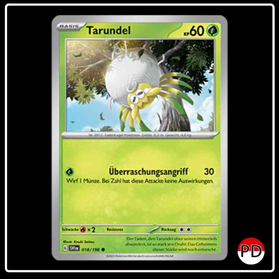 Tarundel 018/198 Pokemon Karmesin & Purpur