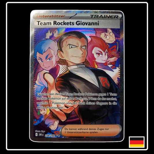 Team Rockets Giovanni SIR 238/182 Pokemon Ewige Rivalen