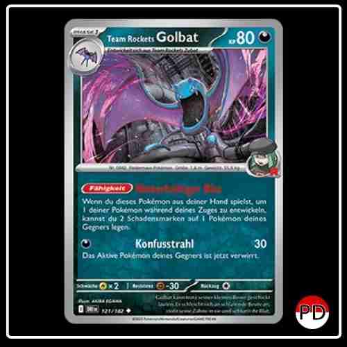 Team Rockets Golbat 121/182 Pokemon Ewige Rivalen