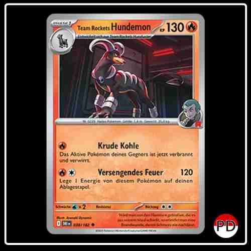 Team Rockets Hundemon 038/182 Pokemon Ewige Rivalen