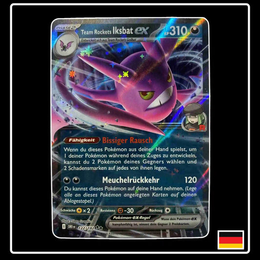 Team Rockets Iksbat ex 122/182 Pokemon Ewige Rivalen