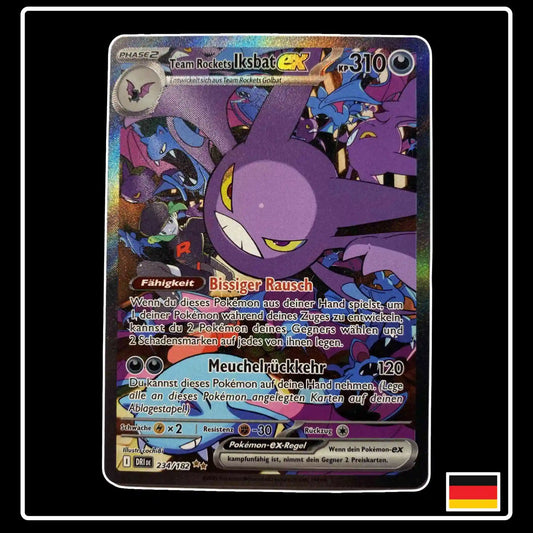 Team Rockets Iksbat ex Speical Illustration Rare 234/182 Pokemon Ewige Rivalen