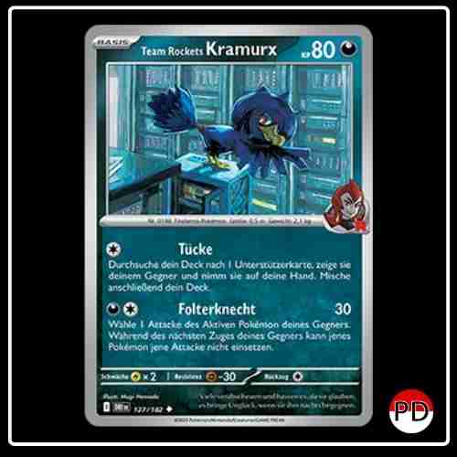 Team Rockets Kramurx 127/182 Pokemon Ewige Rivalen