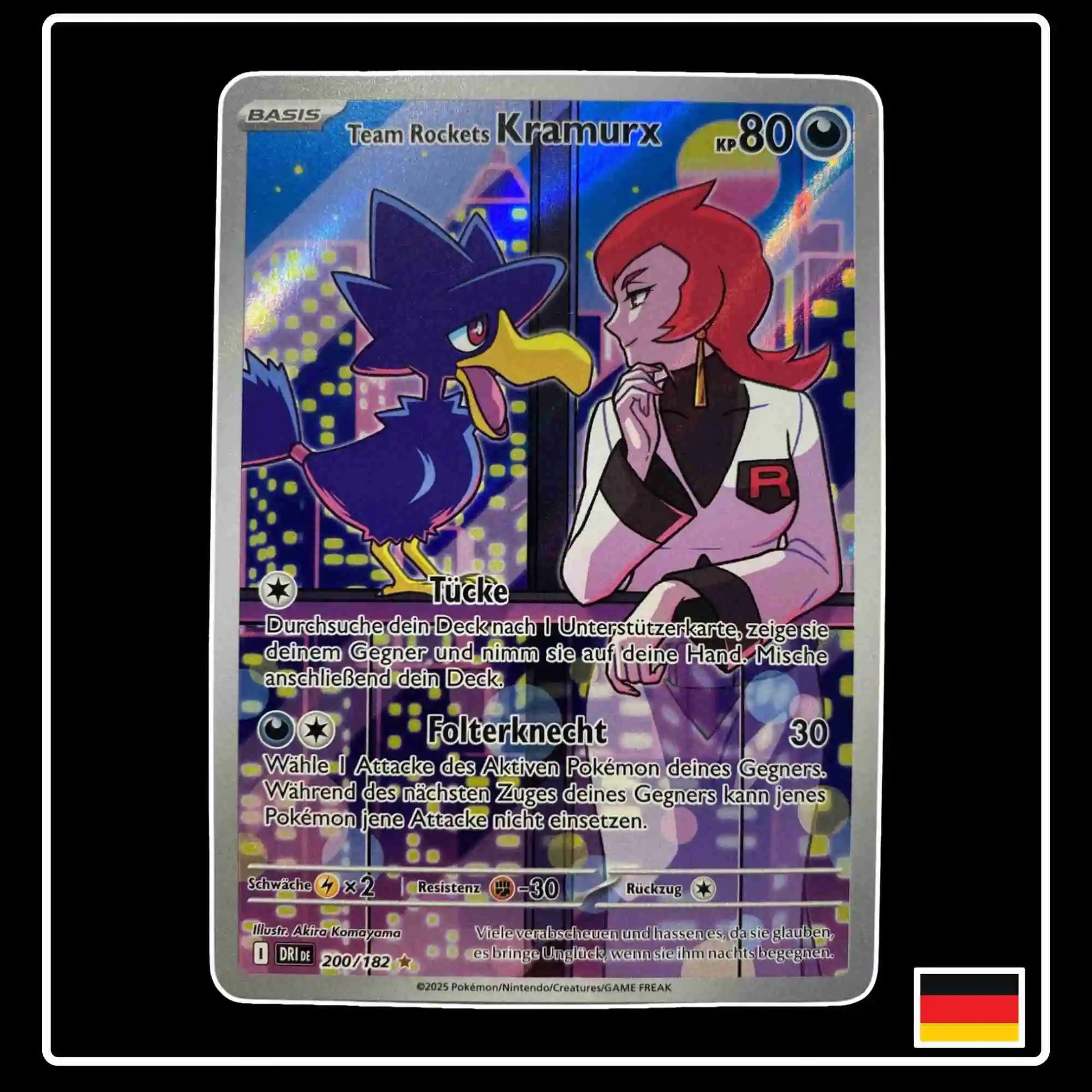 Team Rockets Kramurx 200/182 Pokemon Ewige Rivalen