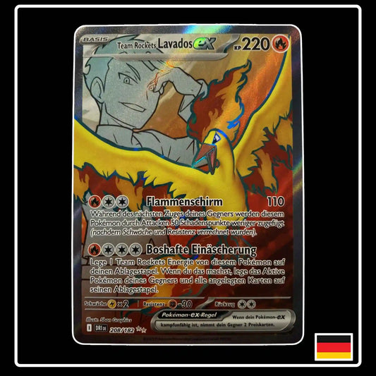 Team Rockets Lavados ex Full Art 208/182 Pokemon Ewige Rivalen