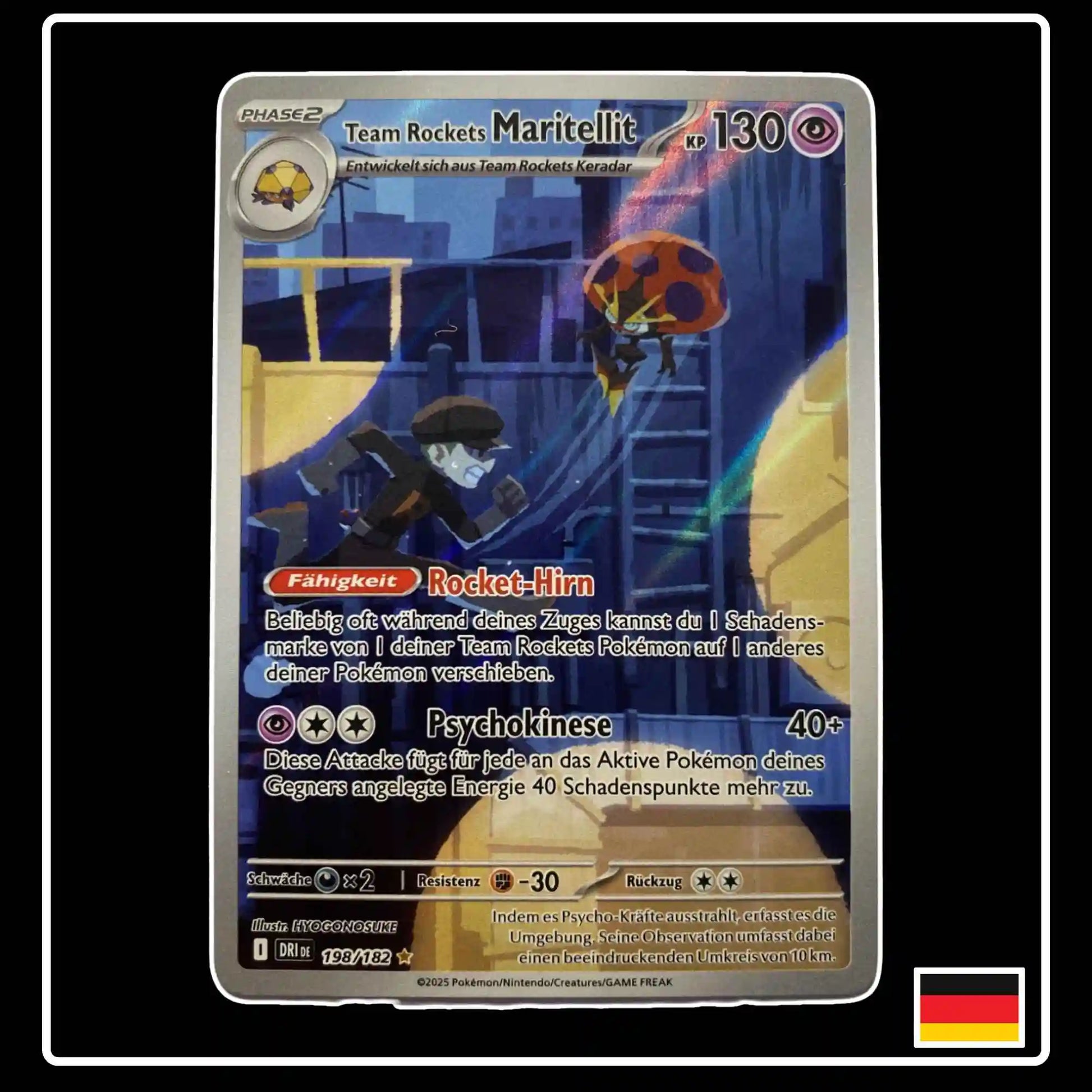 Team Rockets Maritellit Illustration Rare 198/182 Pokemon Ewige Rivalen