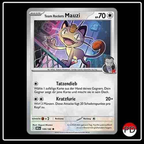 Team Rockets Mauzi 149/182 Pokemon Ewige Rivalen