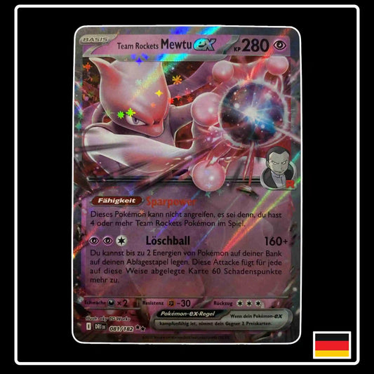 Team Rockets Mewtu ex 081/182 Pokemon Ewige Rivalen