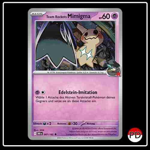 Team Rockets Mimigma 087/182 Pokemon Ewige Rivalen