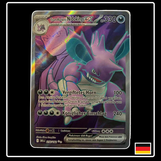 Team Rockets Nidoking ex 216/182 Pokemon Ewige Rivalen