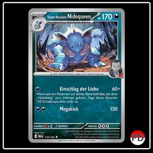 Team Rockets Nidoqueen 116/182 Pokemon Ewige Rivalen