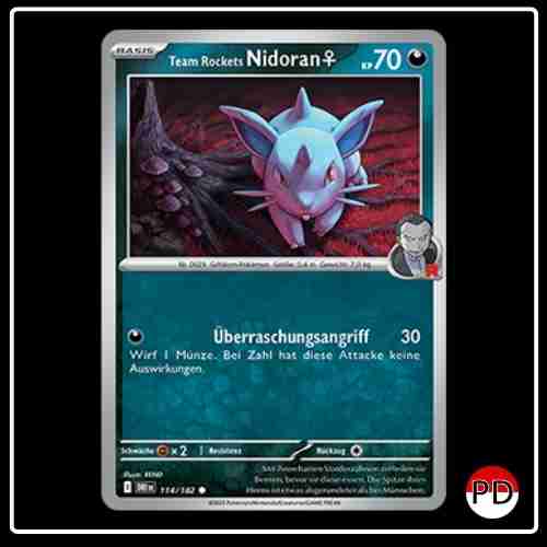 Team Rockets Nidoran 114/182 Pokemon Ewige Rivalen