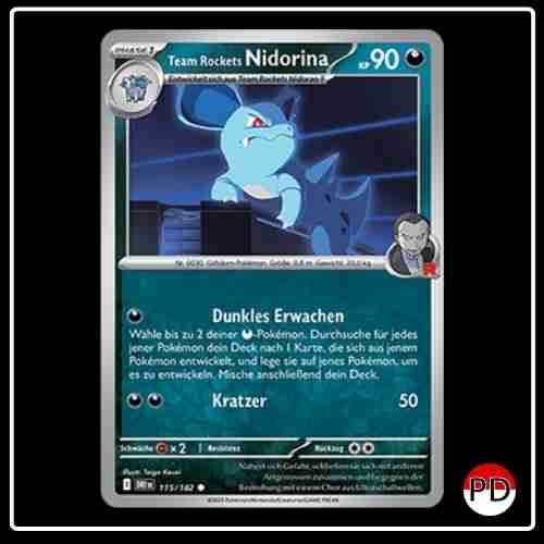 Team Rockets Nidorina 115/182 Pokemon Ewige Rivalen