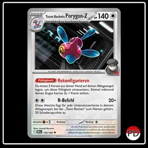 Team Rockets Porygon-Z 155/182 Pokemon Ewige Rivalen
