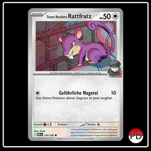Team Rockets Rattfratz 147/182 Pokemon Ewige Rivalen