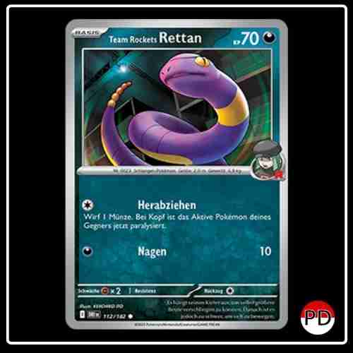Team Rockets Rettan 112/182 Pokemon Ewige Rivalen