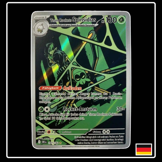 Team Rockets Spinsidias Illustration Rare 187/182 Pokemon Ewige Rivalen