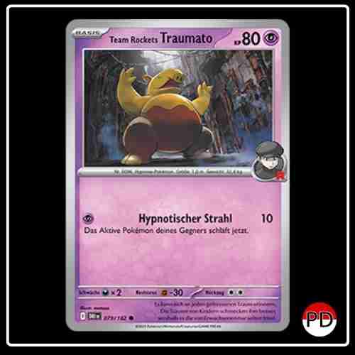 Team Rockets Traumato 079/182 Pokemon Ewige Rivalen