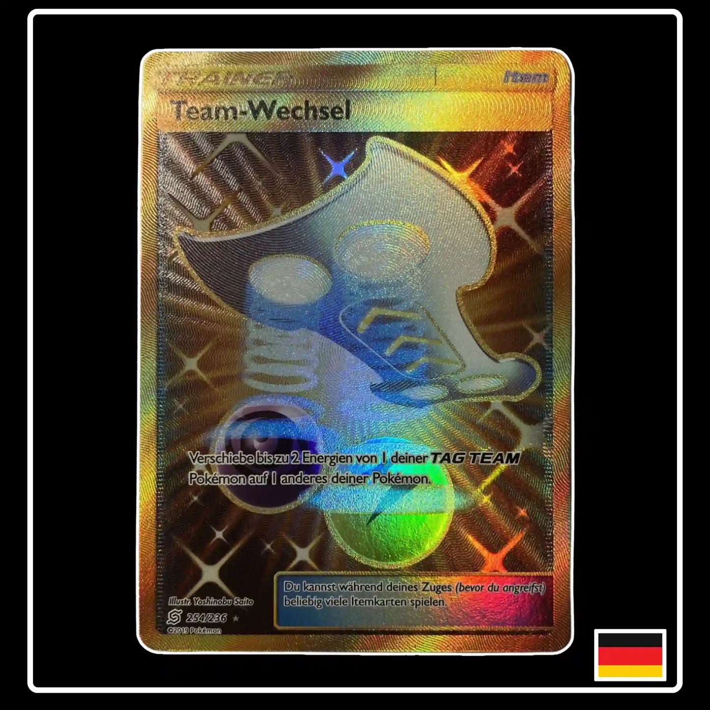 Team-Wechsel GOLD 254/236 Pokemon Pokemon Bund der Gleichgesinnten