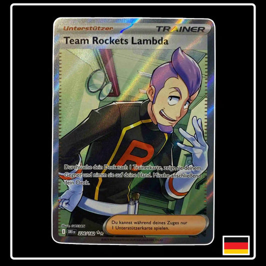 Team Rockets Lambda Trainer Full Art 226/182 Pokemon Ewige Rivalen (Kopie)