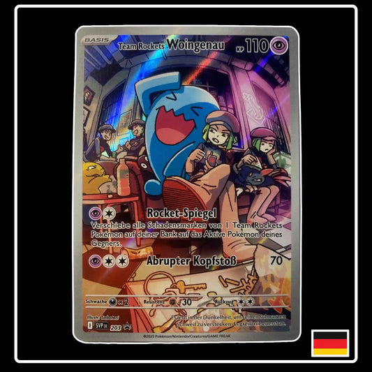 Team Rockets Woingenau Illustration Rare SVP DE 203 SV Black Star Promo