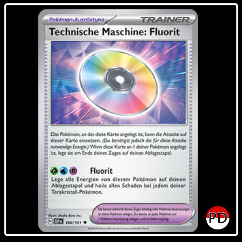 Technische Maschine: Fluorit 188/191 Pokemon Stürmische Funken