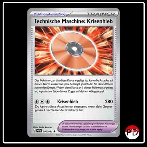 Technische Maschine: Krisenhieb 090/091 Pokemon Paldeas Schicksale