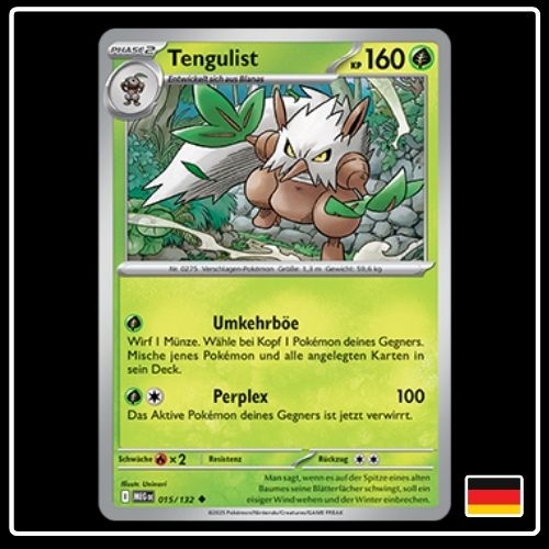 Tengulist 015/132 Pokemon Mega Entwicklung