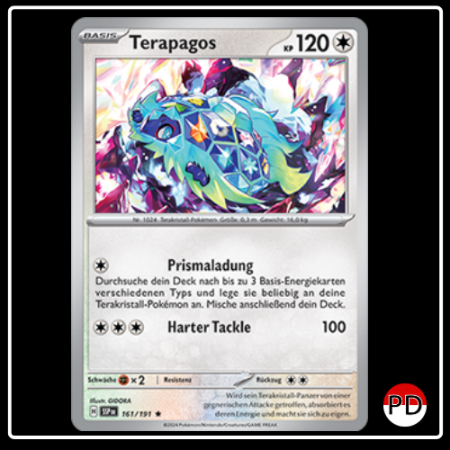 Terapagos 151/191 Pokemon Stürmische Funken