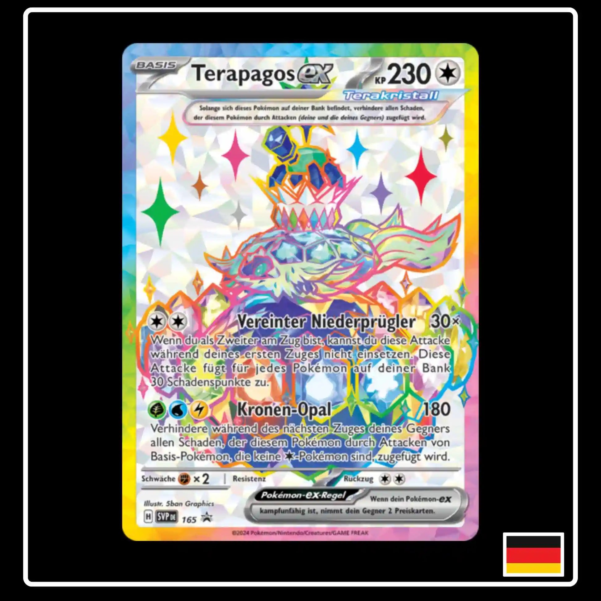 Terapagos ex Full Art SVP DE 165 Pokemon