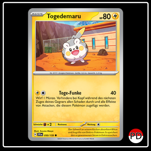 Togedemaru 050/159 Pokemon Reisegefährten