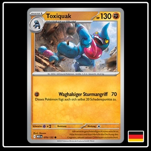 Toxiquak 079/132 Pokemon Mega Entwicklung